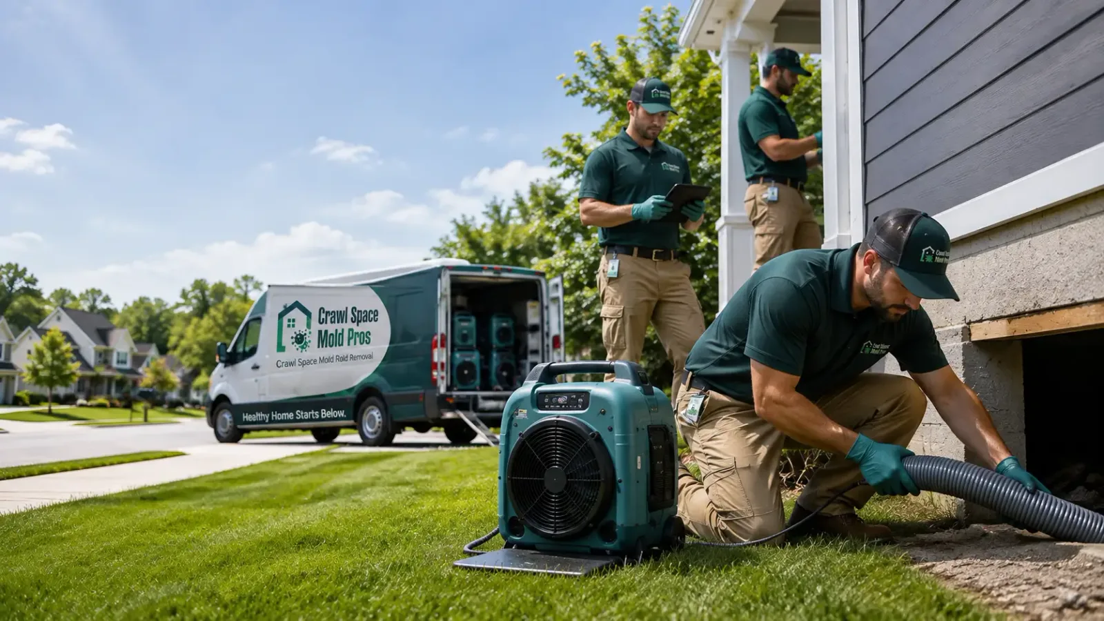 Crawl Space Mold Removal in Pennsauken, NJ